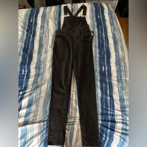 We Wore What denim skinny jean overalls